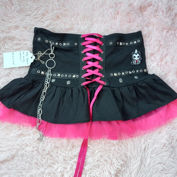 Skelanimal unicorn Custom Rage festival skirt! OOAK fairy grunge! Only 1 on 🌎 - Picture 12 of 15